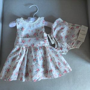 Ralph Lauren Baby Girl Floral Dress, size 3 months